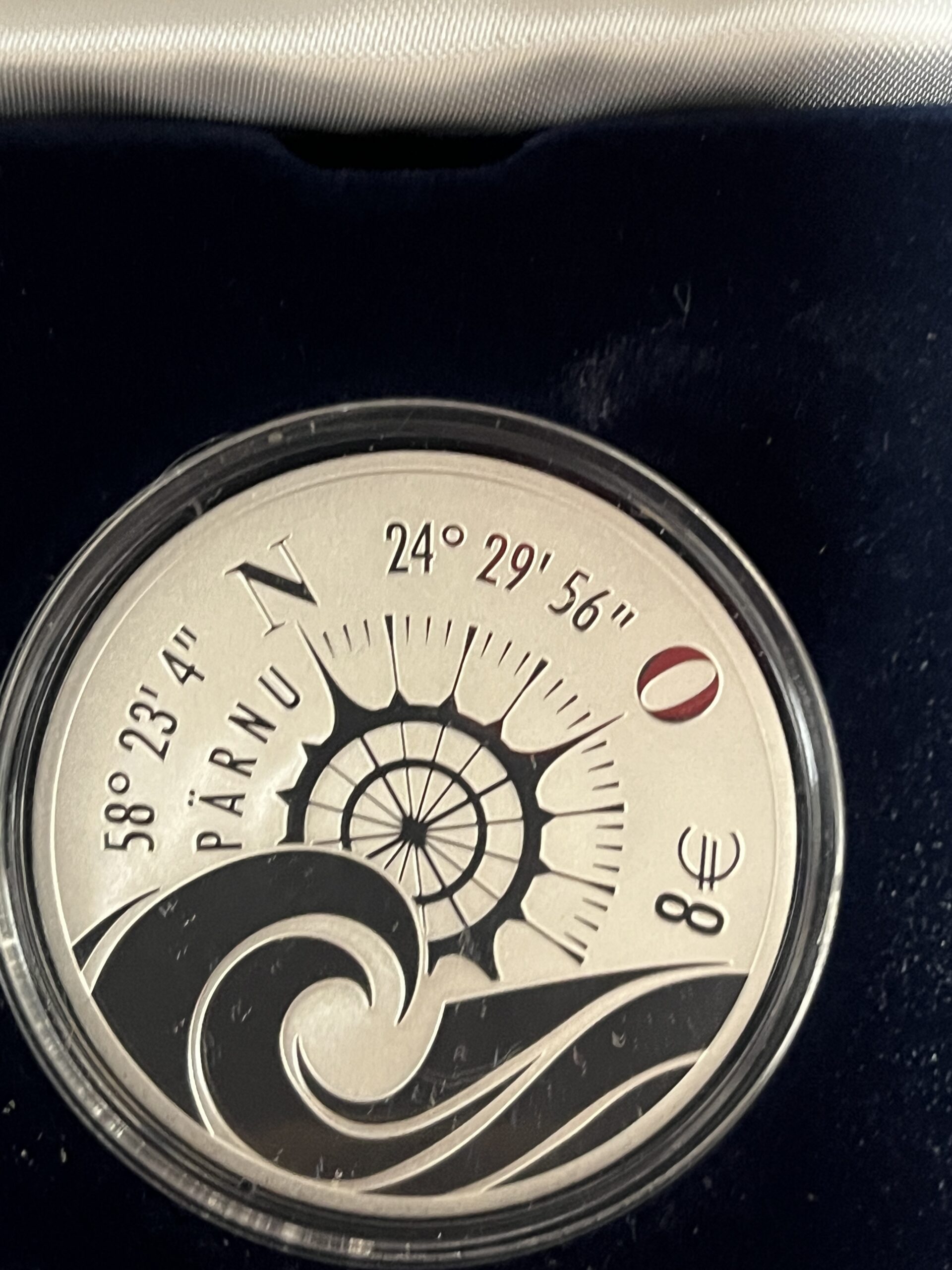 Hõbemünt €8 Eesti 2021 – Hansalinn Pärnu